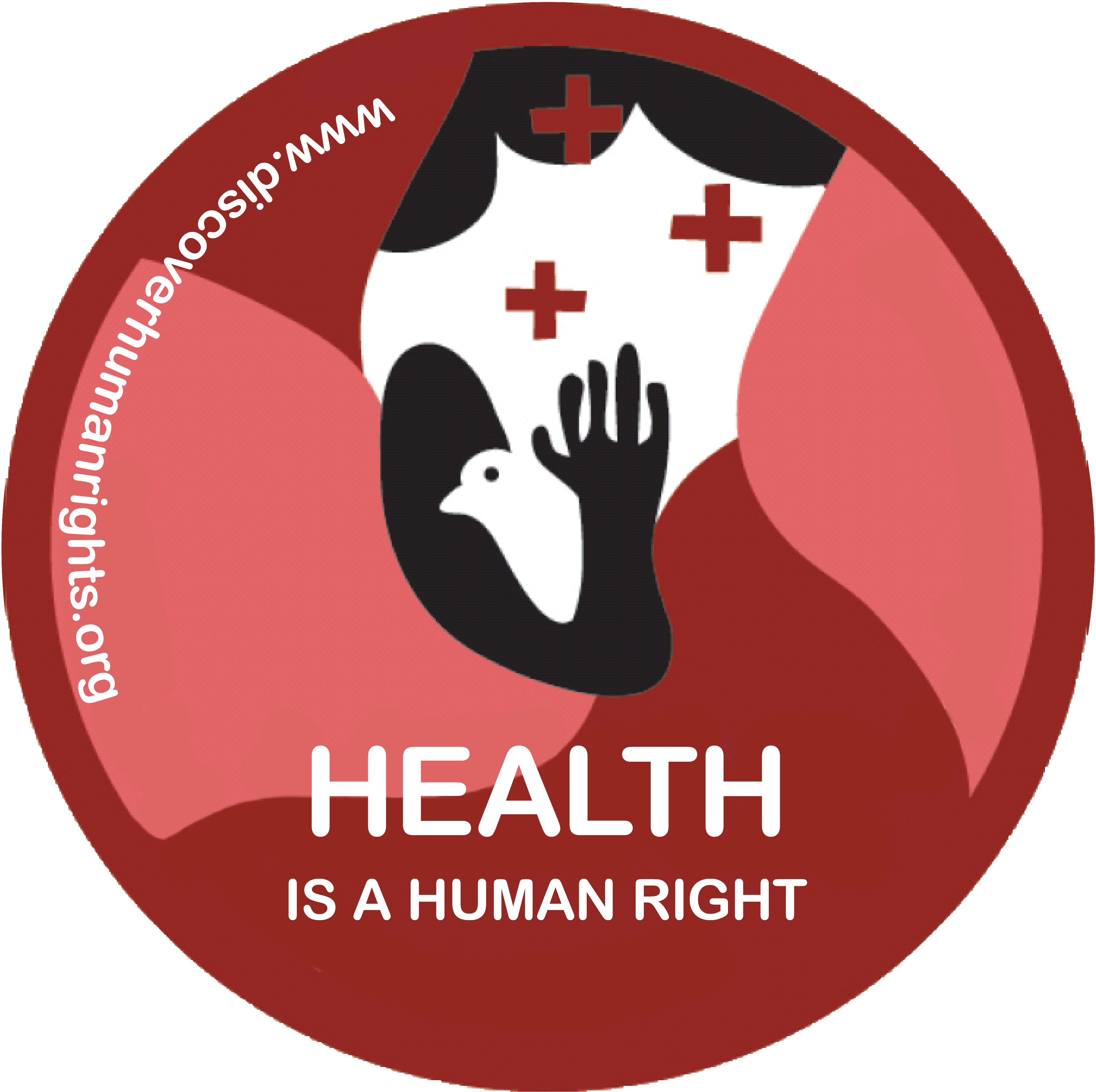Health Is A Human Right 2 - Human Rights Standard Of Living (4092x4086), Png Download