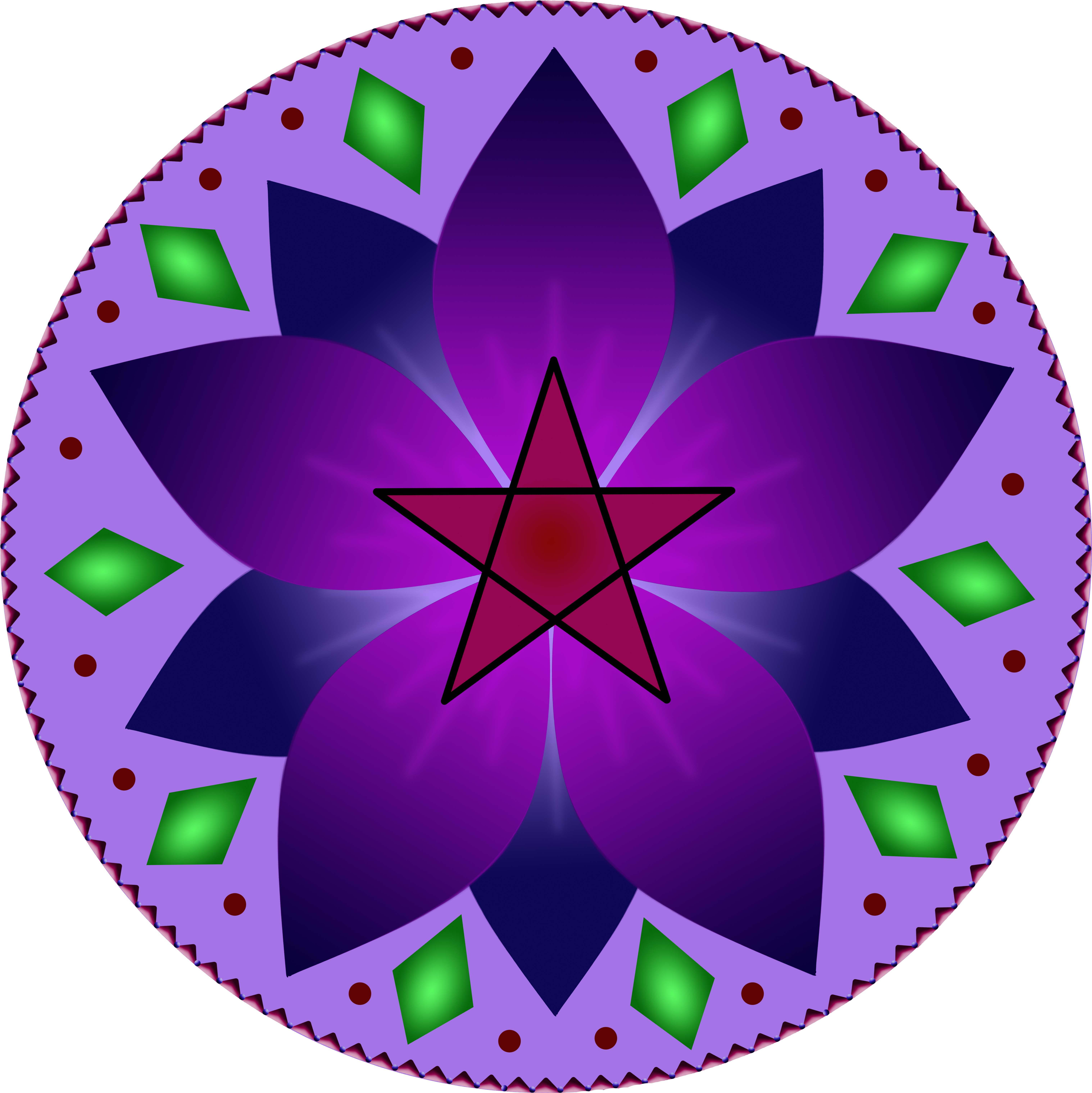 Money, Prosperity And Wiccans Enjoying Life - Purple (6300x6300), Png Download