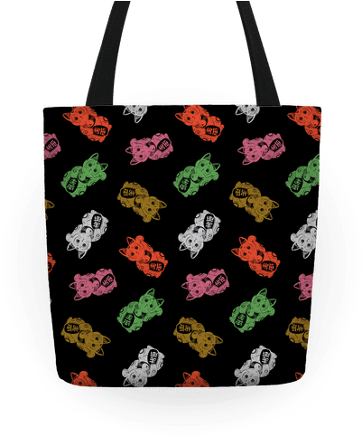 Japanese Lucky Cat Tote - Tote Bag (484x484), Png Download