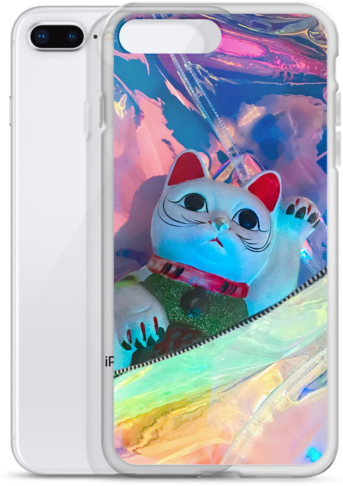 Mola Mola Lucky Cat Iphone Case - Mobile Phone Case (600x600), Png Download