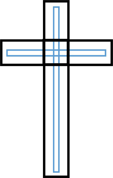 Cropped Cruz Iglesia Final 1 - Church Of La Caridad (371x582), Png Download