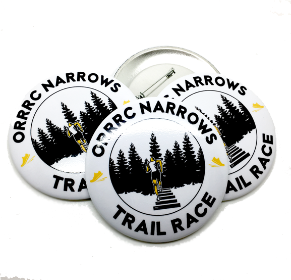 3" Round Custom Buttons With Pin Backs - Summer Of Weird Harold (576x573), Png Download