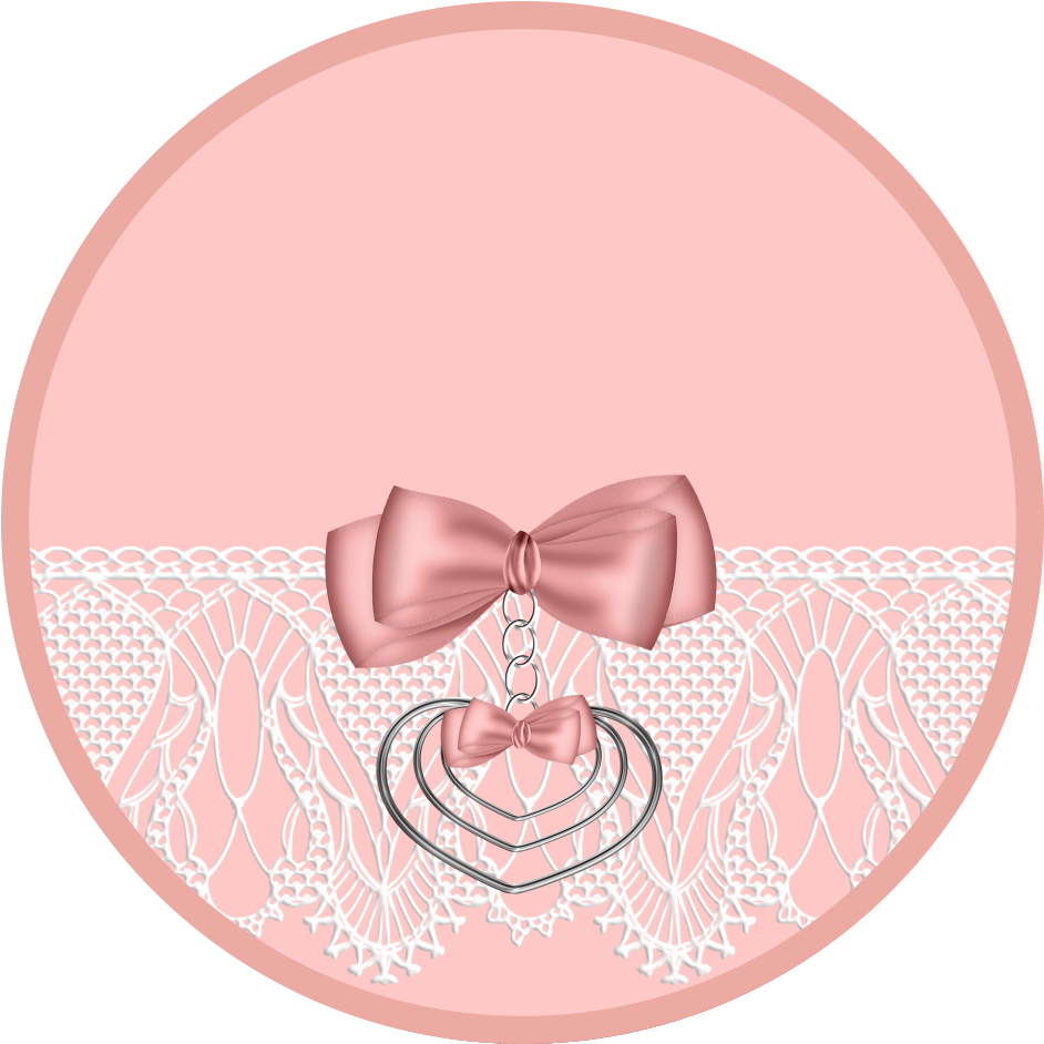 Kit Rosa Con Encaje Para Imprimir Gratis - Etiquetas Redondas 15 Años (980x980), Png Download