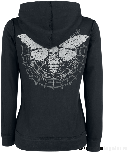 Sudadera De Encaje Moth Capucha Con Cremallera Compra - Gothicana By Emp Gothic Bolero - Bolero-top Set - For (500x500), Png Download