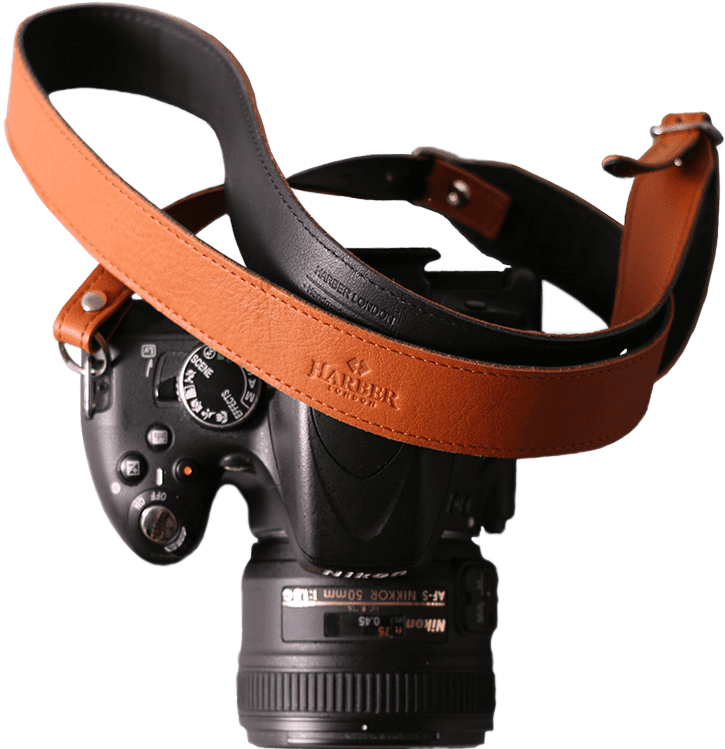 Adjustable Leather Camera Strap Camera Strap Harber - Leather Camera Strap State (1024x1024), Png Download