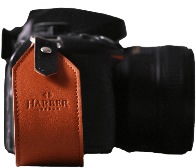 Leather Camera Clutch Strap Camera Harber London - Leather (1024x1024), Png Download