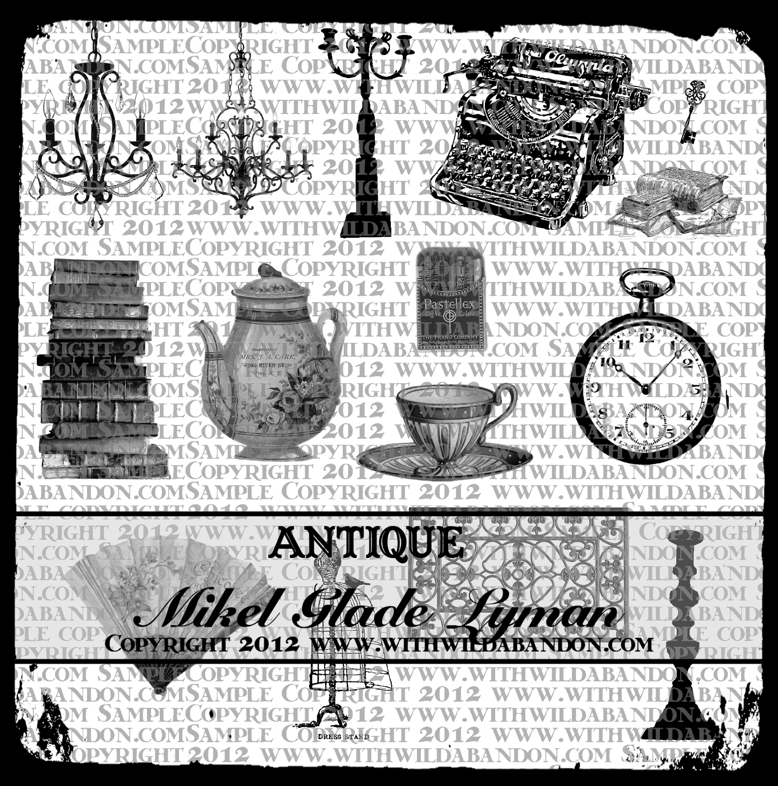 I Hope You Enjoy This Set Of Antique Images - Youre Just My Type Greeting Card (1582x1600), Png Download