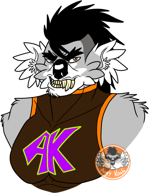 Angry Koala - Koala (600x769), Png Download