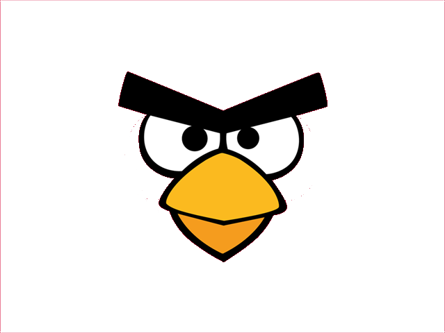 Cara Anime Png - Cara Angry Birds Png (640x480), Png Download