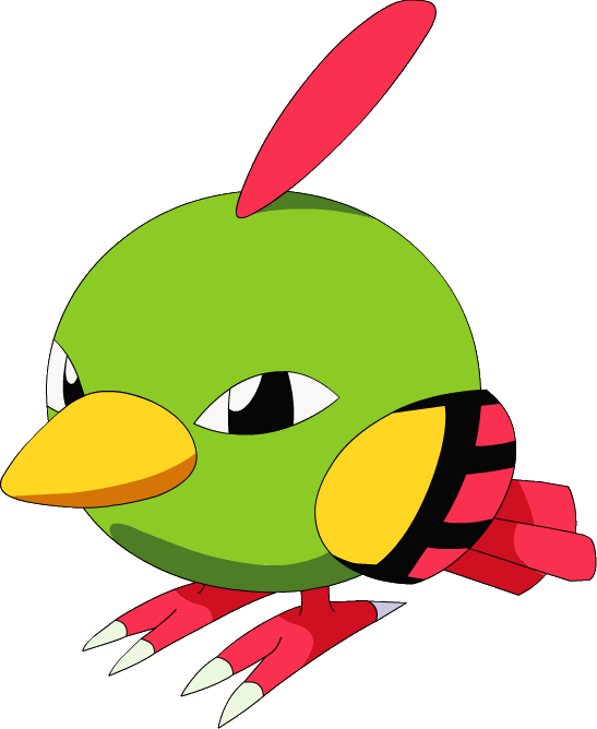 177natu Os Anime - Natu Vs Shiny Natu (547x668), Png Download