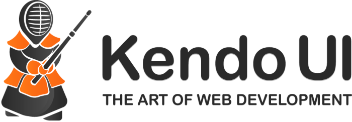 Earlier Today, We Took The Wraps Off Kendo Ui, A Framework - Kendo Javascript (700x243), Png Download