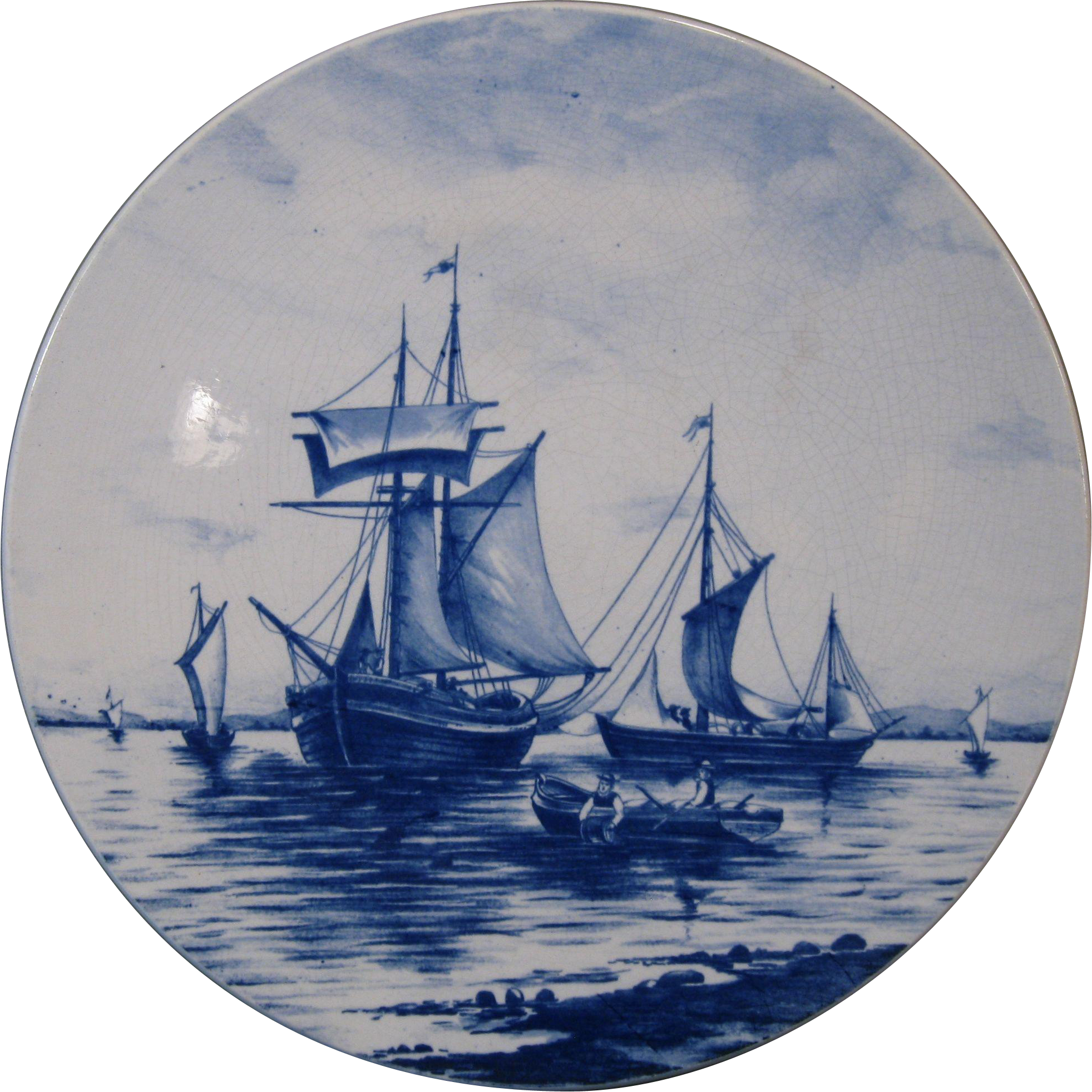 Circa 1900 Villeroy Boch Plate With Holes On The Back - Villeroy & Boch Plate (1963x1963), Png Download