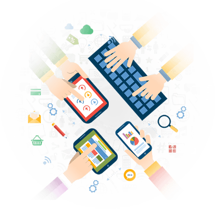 Why Choose Dezine Brainz For Ui/ux Design Services - Millennial Theme (431x419), Png Download