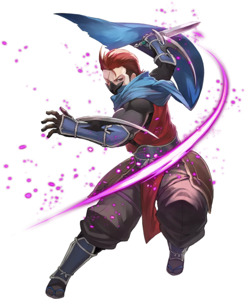 Saizo, Angry Ninja - Fire Emblem Heroes Saizo (600x684), Png Download