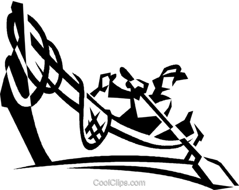 Rowboat Royalty Free Vector Clip Art Illustration (480x382), Png Download