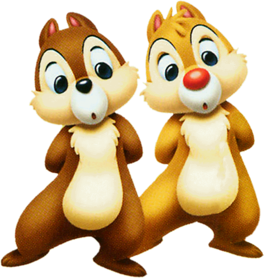 Las Ondas Reflejadas Son Captadas Por El Ojo E Interpretadas - Chip And Dale (1104x919), Png Download