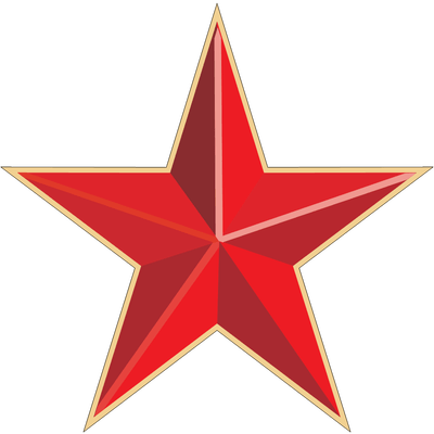 Red Star Png (400x400), Png Download