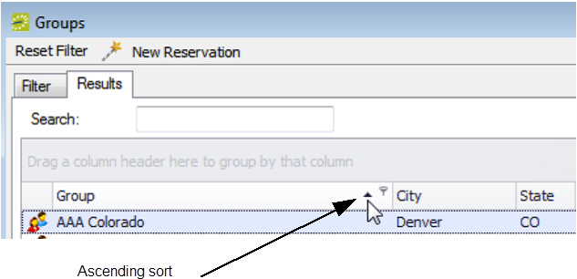 Click Once In Any Column Header To Display A Sort Order - Ok Reply Email (812x320), Png Download