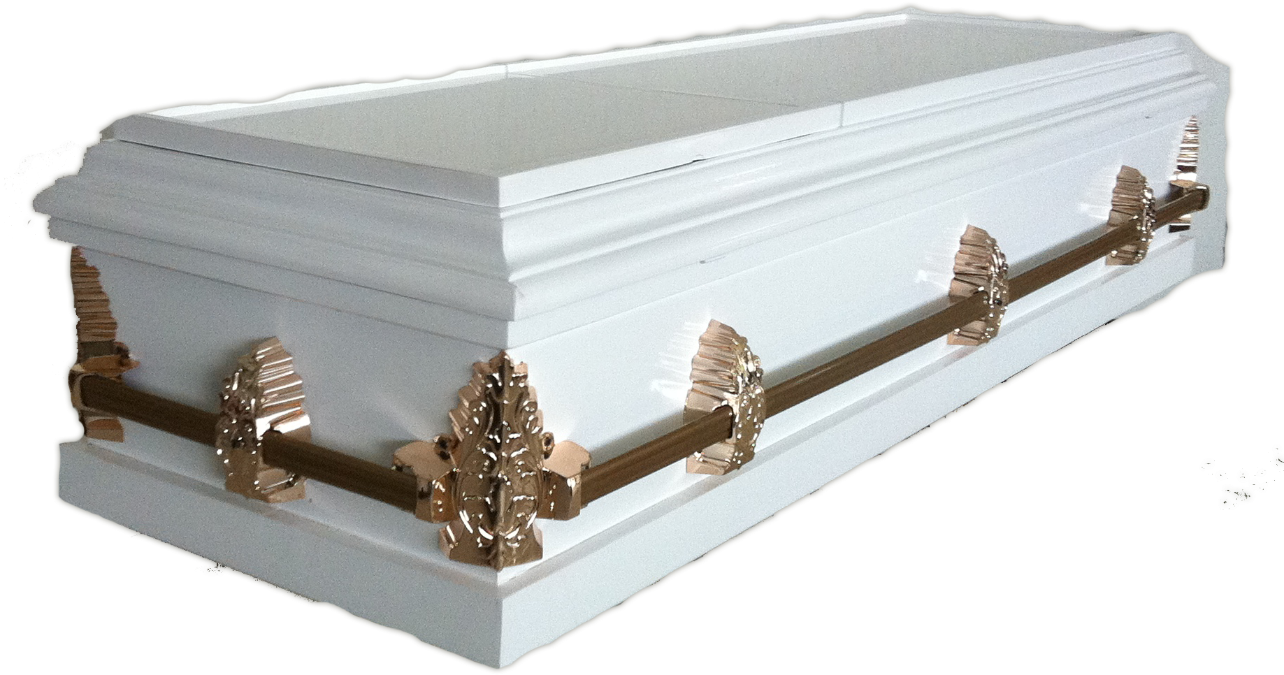 Temp-thumb - Ataud De Madera Blanco (1877x1161), Png Download