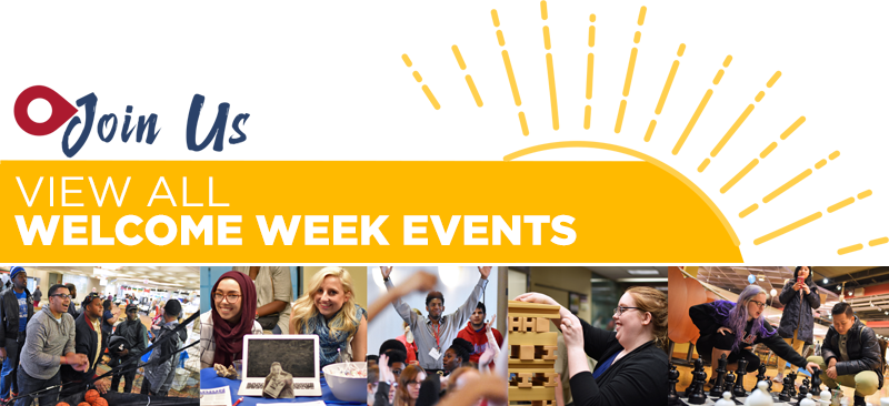 View All Welcome Week Events - Week (800x366), Png Download