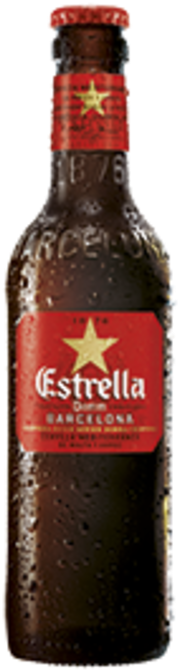 Damm - Estrella Damm 24x 330ml Bottles (300x759), Png Download