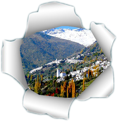 Roto De Papel Alpujarras - Cityscape (421x407), Png Download