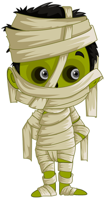 Momia Halloween - Halloween Bag-mummy Boy Tote Bag, Natural (400x400), Png Download