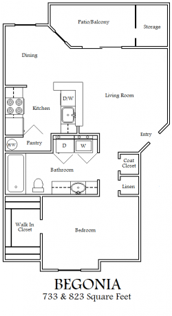 Begonia - Villas At Lawrence Street (640x480), Png Download