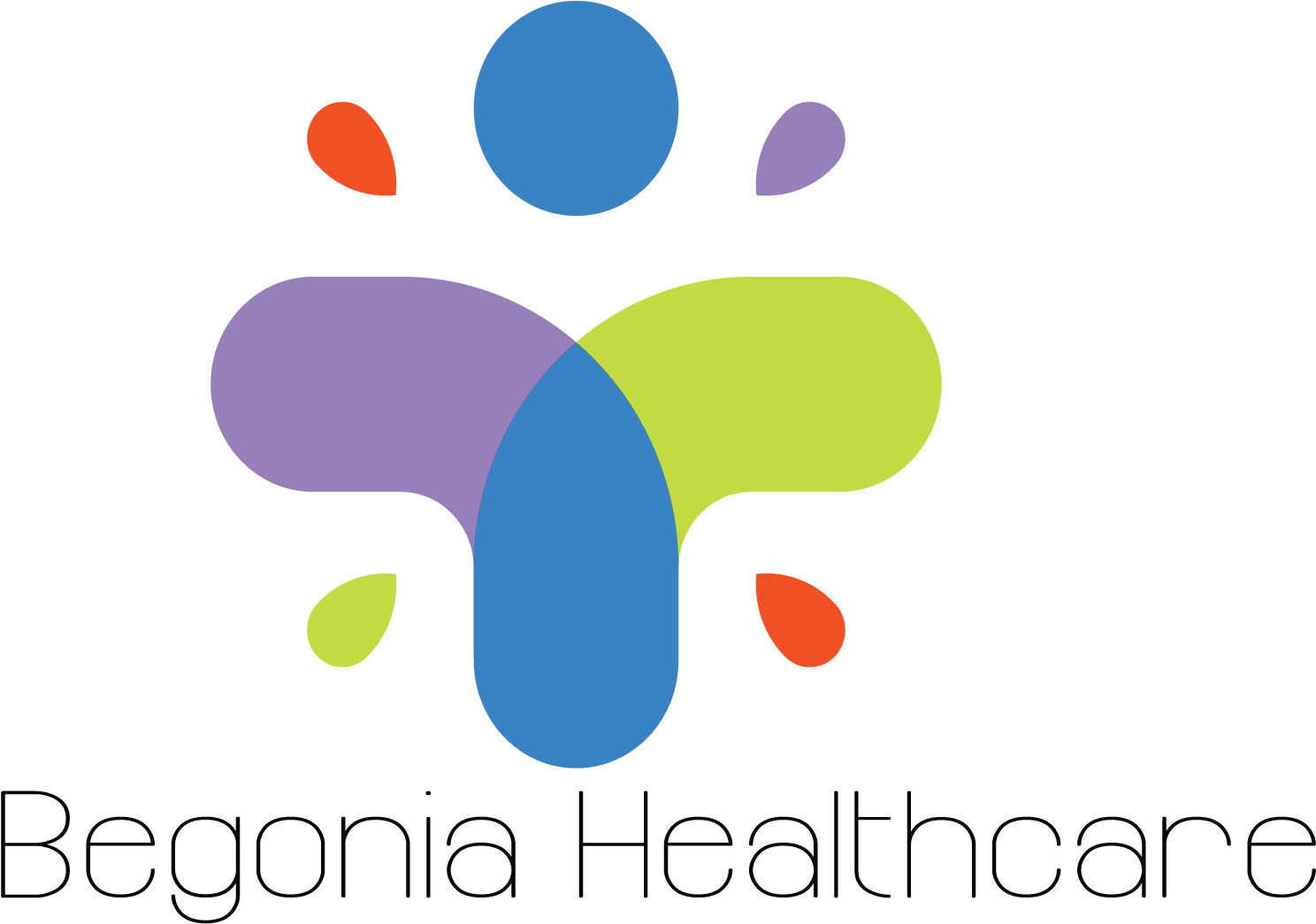 Begonia Logo - Begonia Healthcare (1505x1049), Png Download