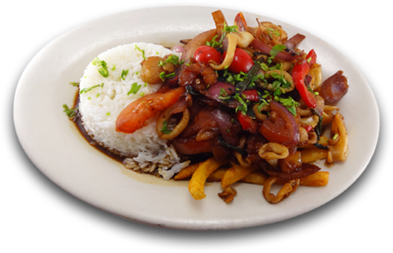Saltado De Mariscos - Boeuf Bourguignon (567x366), Png Download
