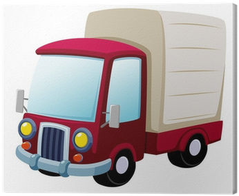 Illustration Of Cartoon Truck Vector Canvas Print • - Truck (400x400), Png Download