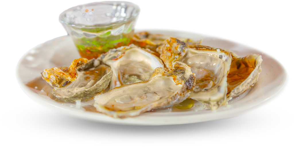 Muy Buenos Mariscos Y Excelente Vista Al Mar, Eramos - Oysters Rockefeller (1047x600), Png Download