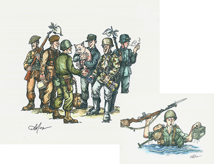 Ima In Advertising - Soldier (426x327), Png Download