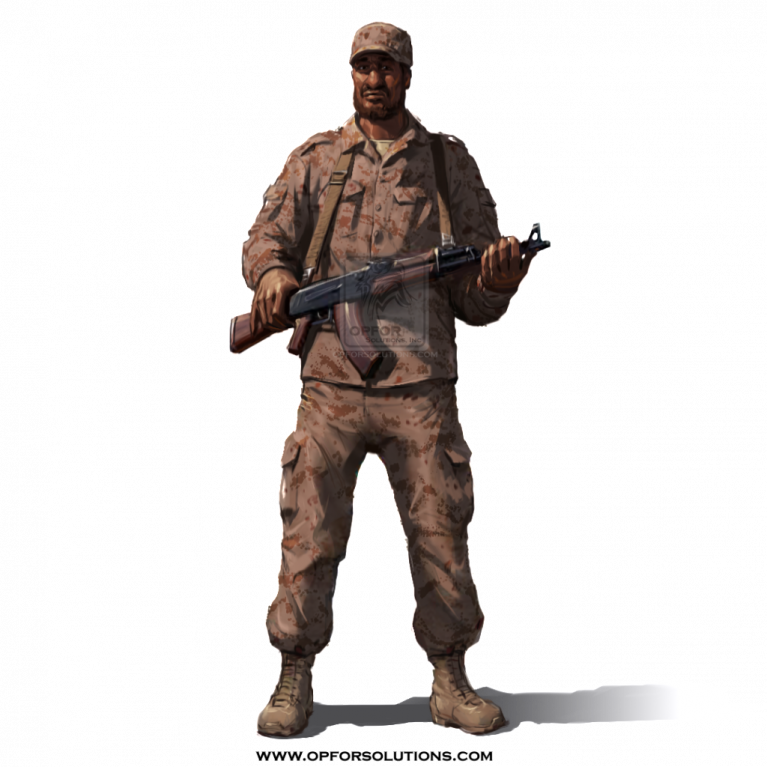 Libyan Army Land Forces Libyan Army Land Forces - Soldier Full Body (767x767), Png Download