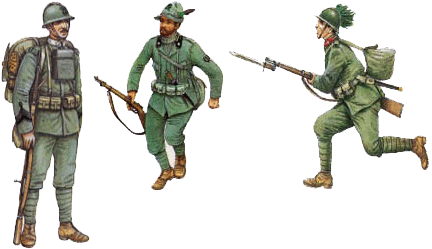 Il Grigio Verde - Soldato Italiano Prima Guerra Mondiale (472x295), Png Download