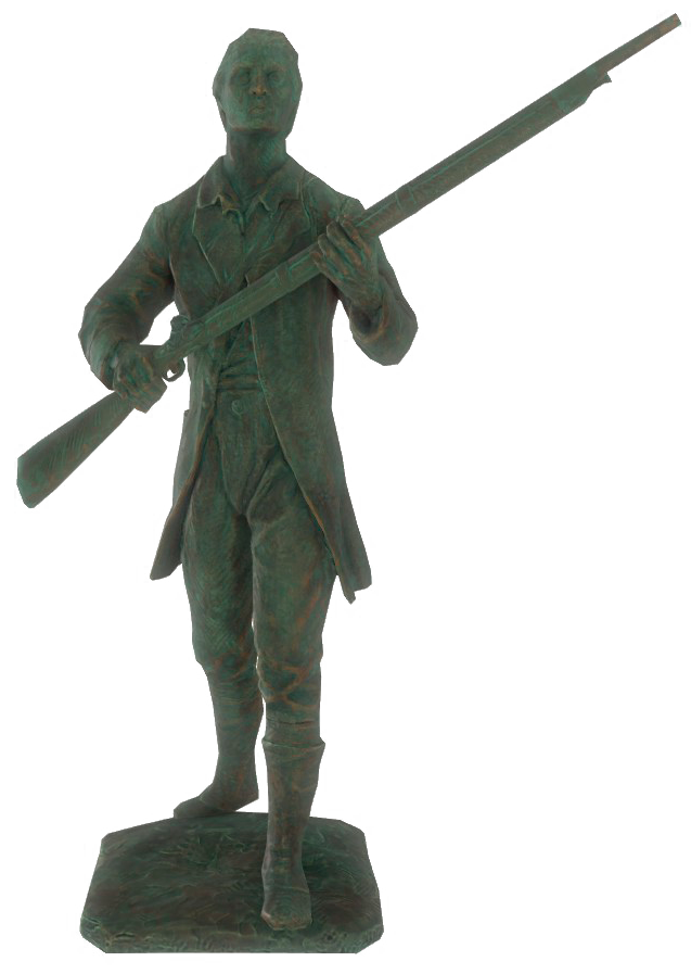 Fo4 Soldier Statue - Soldier (642x945), Png Download