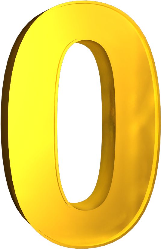 3d Number 10 Cliparts - Number 0 3d Png (1600x1080), Png Download