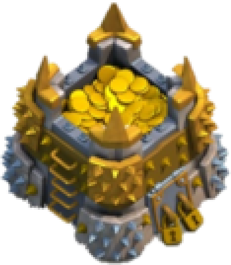 Almacén De Oro - Clash Of Clans Gold Storage Levels (600x600), Png Download