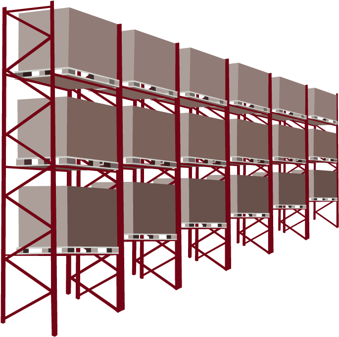 Brindamos Suministro E Instalacion De Estructuras Racks, - Goods Shelf (1000x719), Png Download