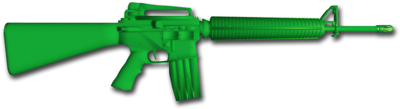 M16 Assault Rifle - Rifle Ar 15 Bushmaster (1432x607), Png Download