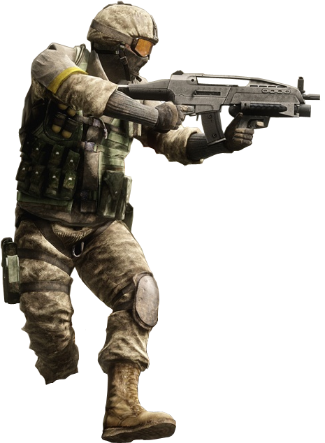 Rep In Return Bro - Battlefield Bad Company 2 Soldier (1280x721), Png Download