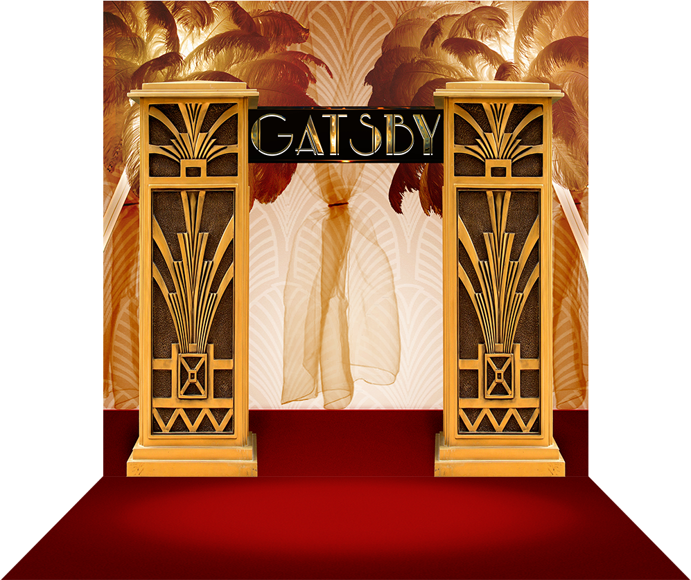 Gatsby Grandeur Photo Backdrop - Gatsby Backdrop Png (1000x1000), Png Download