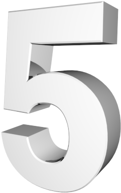 Number 3 3d Png Download - 5 3d Png (500x500), Png Download