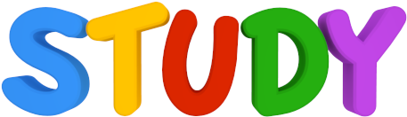 Study 3d Letters Free Images - Study For Test Clip Art (500x300), Png Download