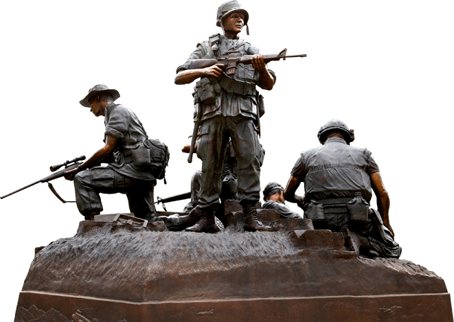 Texas Capitol Vietnam Veterans Monument (661x469), Png Download