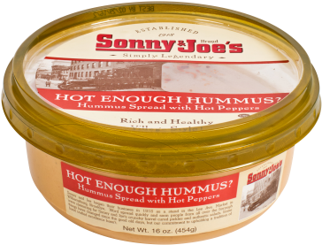 Hot Enough Hummus <br> - Sonny & Joes Hummus, Galilee - 10 Oz (480x480), Png Download