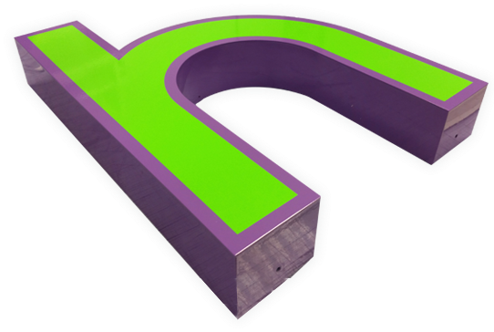 Speak To Seymour Sign & Print About 3d Letters 0161 - Colorfulness (544x383), Png Download