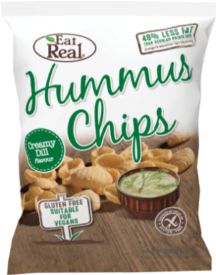 Eat Real Hummus Chips - Hummus Chips Sour Cream (318x408), Png Download