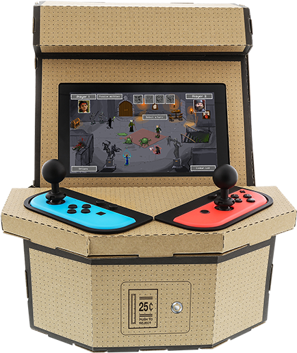 Nyko's New Nintendo Cardboard Kit Lets You Build A - Nintendo Switch Arcade Cabinet (1024x768), Png Download