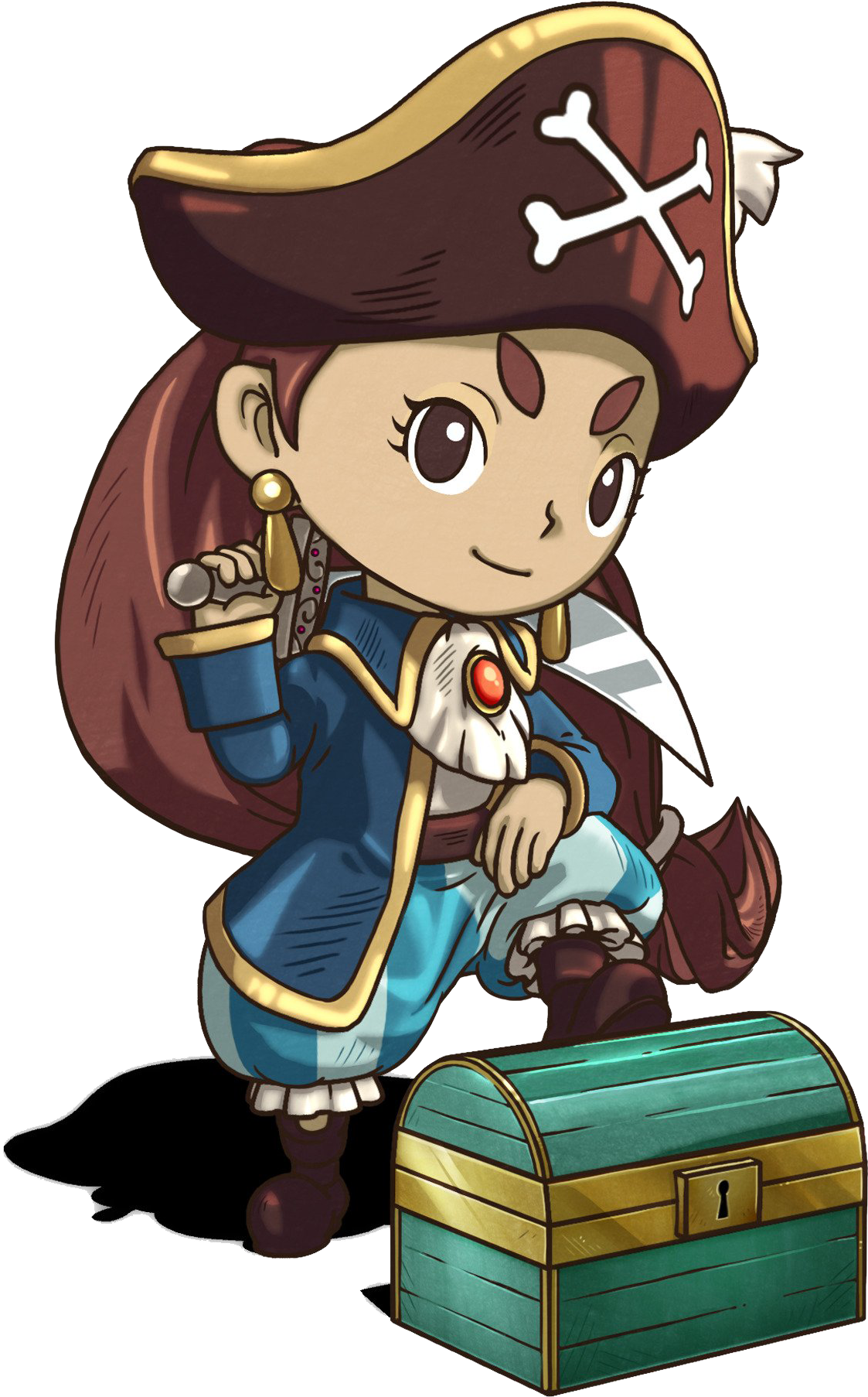 Olivia As Pirate - Fantasy Life Olivia Pescado (1800x2000), Png Download